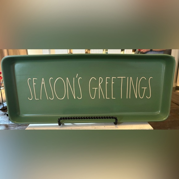 Rae Dunn Artisan Collection Green Tray - Picture 1 of 3